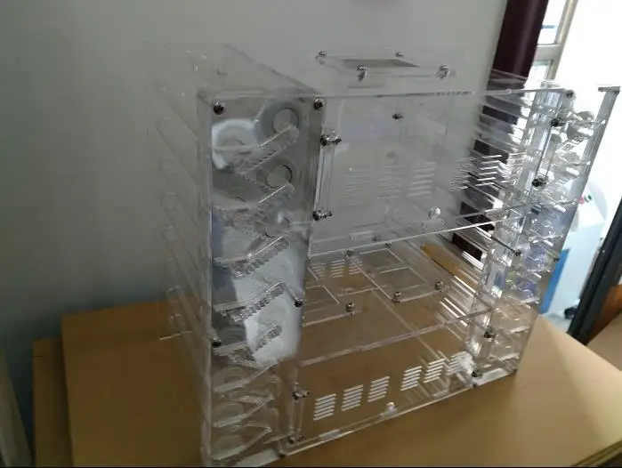 Новинка 380*350*230 мм 32 шт. стеклянные трубки акриловое гнездо для муравьев