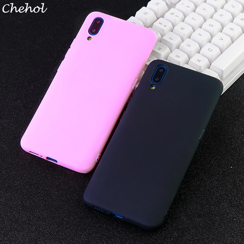 Simple Phone Cases for Vivo Y 69 71 73 79 81 S Z 1 Z1i x21 Plain cace Solid Color Soft Silicone Mobile phone Covers Accessories | Мобильные