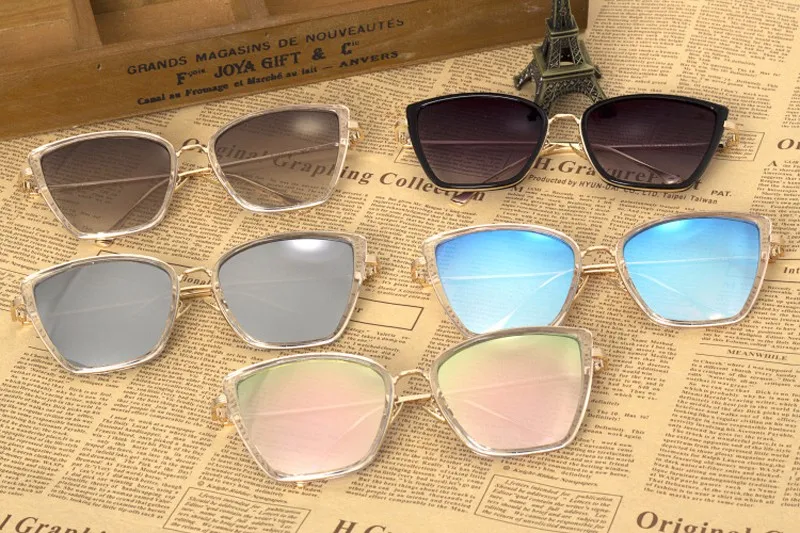 Store solbriller. Anti-refleks og UV400-behandling. Velg mellom 6 farger.