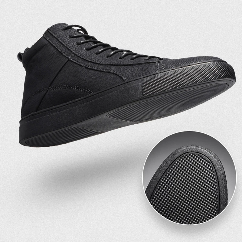 Étanche Sécurité Sneakers 1798 De Homme Cuir Hommes Black Noir Travail Plush Haute Plein Casual top Formateurs Air En Chaussures Marque 1920 Luxe 1798 Plush Tout Black Black 1920 UzVSLMpqG