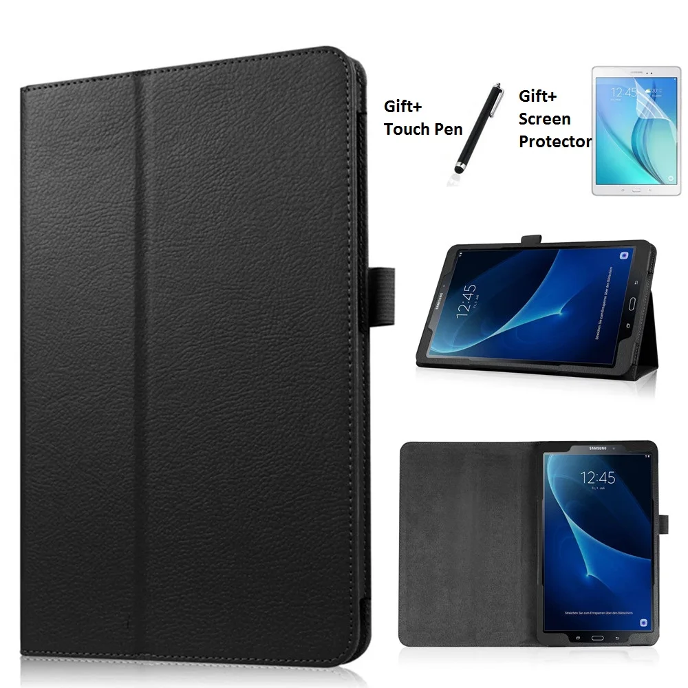 2 секции складной личи шаблон Защитный чехол для Samsung Galaxy Tab A A6 10 1 2016 T585 T580 T580N