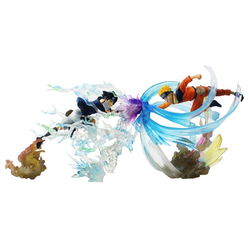 

Anime Naruto Shippuden Figures Uzumaki Naruto Uchiha Sasuke Model Toys Chrismas Gift
