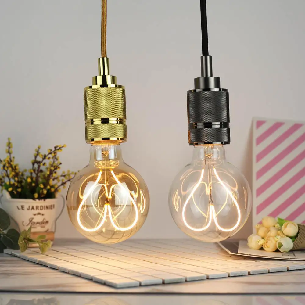 

G95 LED Dimmable Retro Loving Heart Filament Edison Bulb Decoration