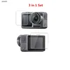 3 in 1 Tempered Glass Screen Protective film Lens Protector Film Set For DJI Osmo Action Sport Camera Accessories ► Photo 1/6