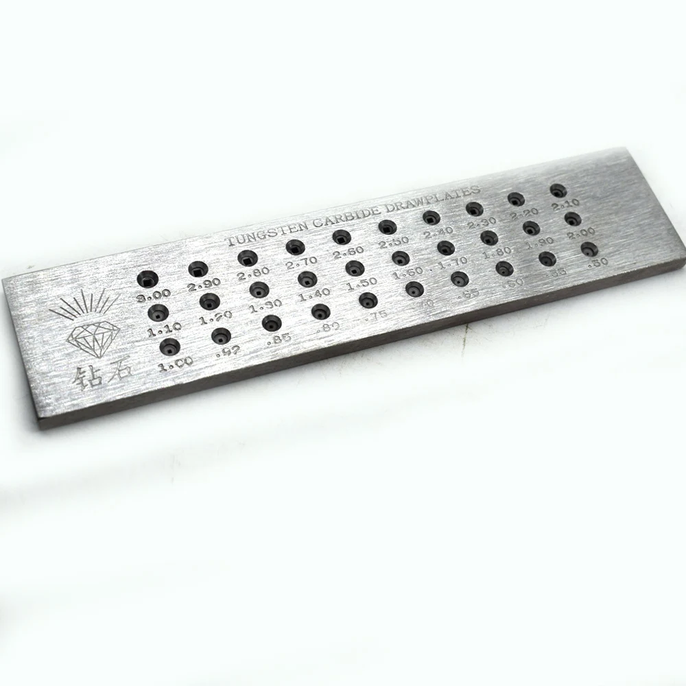 

30 holes Square Shape Wire Draw Plate Tungsten Carbide Drawplate 0.5-3.0mm