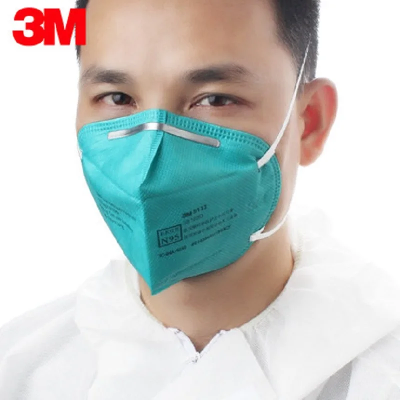 

3M N95 9132 Virus Gas Mask Anti Particulate Respirator Surgical Mask Against H7N9 Influenza PM2.5 Hospital CDC