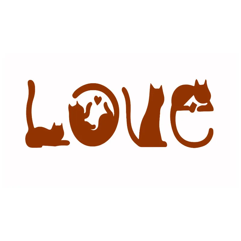 

Naifumodo Love Words Dies Metal Cutting Dies Scrapbooking for Card Making DIY Embossing Cuts New Craft Letter Love Formed By Cat
