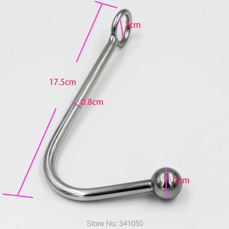 Stainless steel anal hook metal butt plug with ball anal plug anal dilator gay sex toys for men and women adult games9