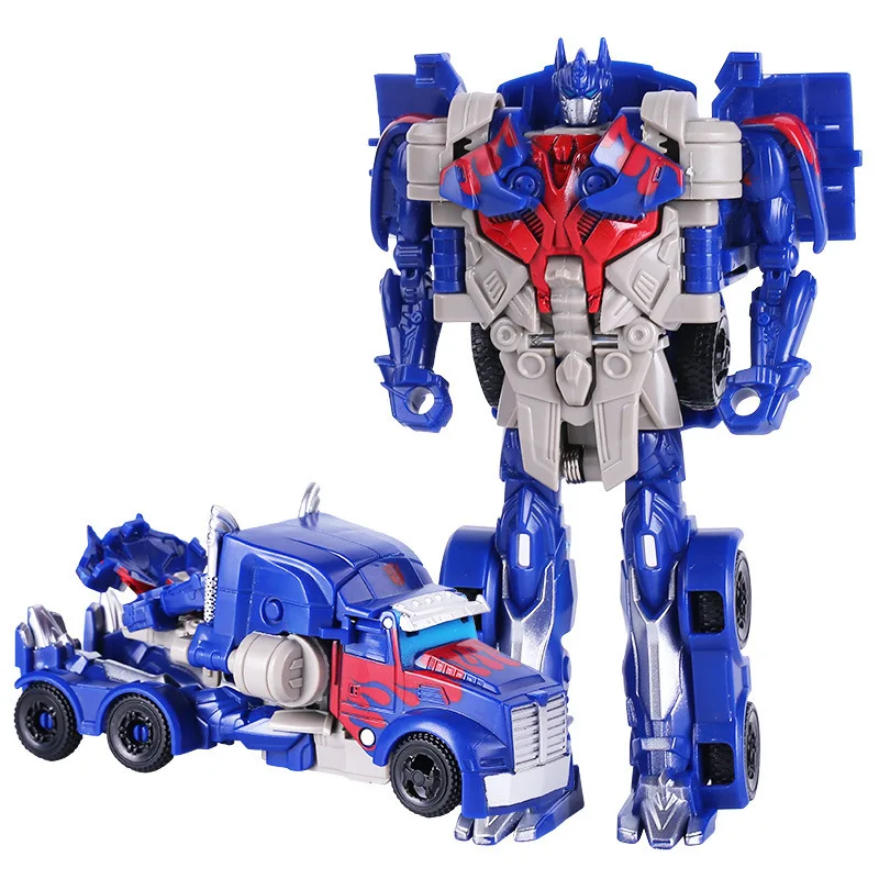 

Children Robot Toy Transformation Anime Series Action Figure Toy 2 Size Robot Car ABS Plastic Model Action Figure Toy for Child