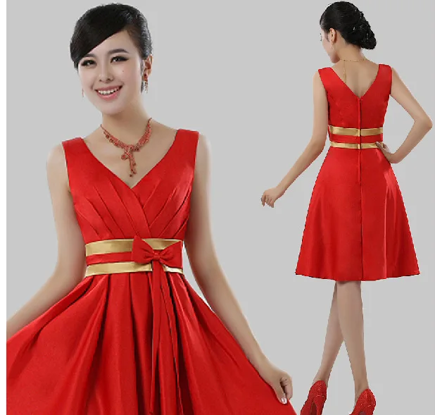 red color dress designs