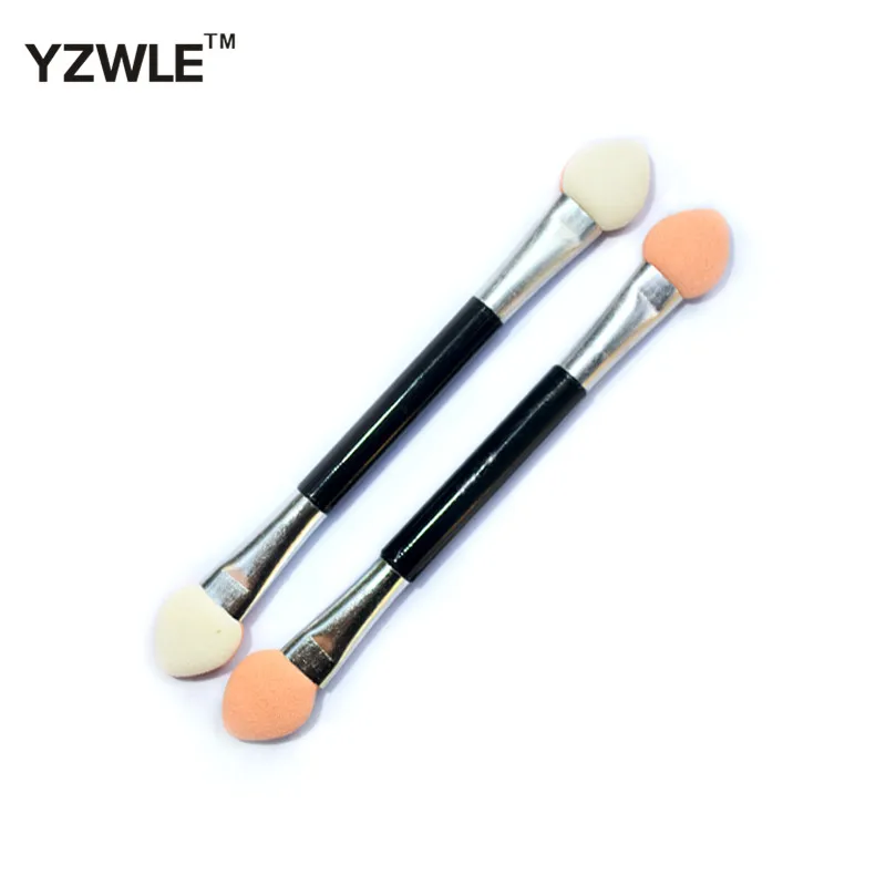 Mejores Ofertas 1pc sombra de ojos aplicador esponja Pro doble hacer suministros portátil pinceles para sombras de ojos de uñas espejo polvo cepillo 5gZQ5pLo