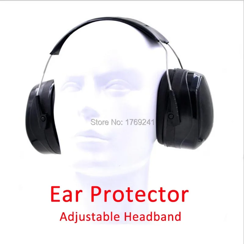 

KopiLova 1set Professional Ear Protector Hearing Protection Ear Muffs Noise Reducer Headset For Sleeping Studying Working