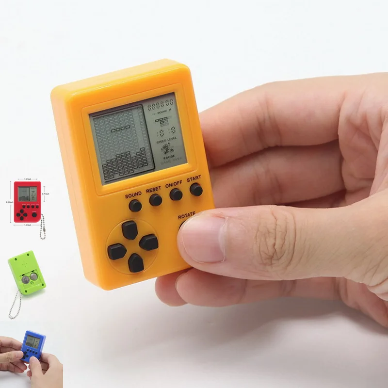 Mini Hand Game Box Tetris Travel Games Machine Memory Challenge Musical