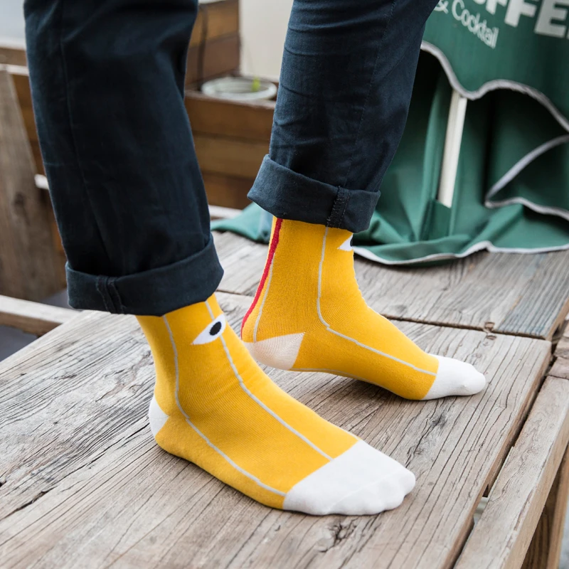 Носки мужские осенне зимние с рисунком глаз EUR39 44|men socks|sock man sockssocks men |