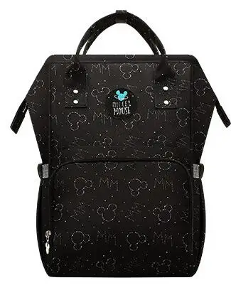DISNEY рюкзак для мам пеленки для беременных подгузник сумка большой емкости сумка материнская инвалидные коляски Детская сумка для мамы большой емкости - Цвет: 11