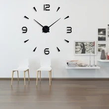 2018 New Wall Clock Quartz Watch reloj de pared Modern Design LargeDecorativeClocks Europe Acrylic Stickers Living Room klok 2018 New Wall Clock Quartz Watch reloj de pared Modern Design LargeDecorativeClocks Europe Acrylic Stickers Living Room klok
