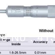 Канавка Микрометры 0-25mm.0-1inch.202-70-000 измерения слот микрометр