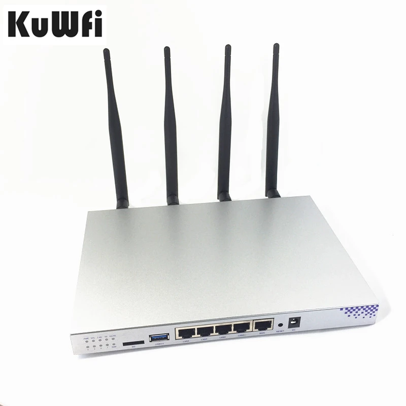 1200Mbps Wireless WIFI Router Gigabit port OpenWrt Router Dual Frequency IEEE802 11AC N G B A