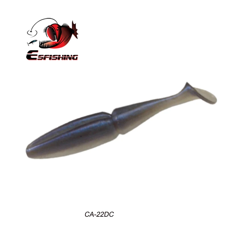 Paddle Tail Shiner 50mm - Esche In Plastica Morbida, 1g, 5 Pezzi, Per Pesca LRF A Spigola, Persico, Pollock E Tordo