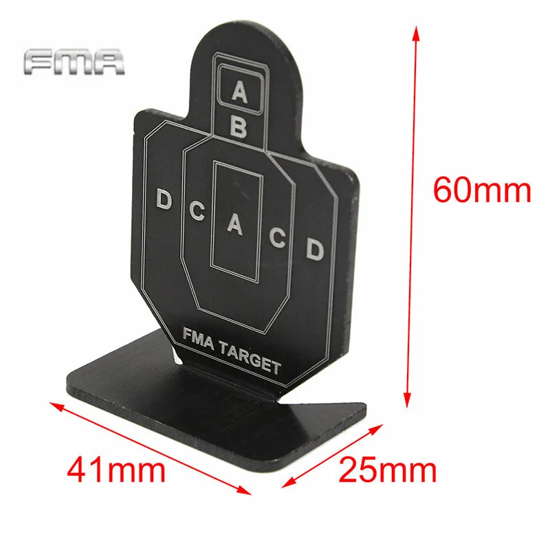 6 шт. FMA Металл Охота Тактическая стрелковая мишень Стрельба Спортивный комендорский щит