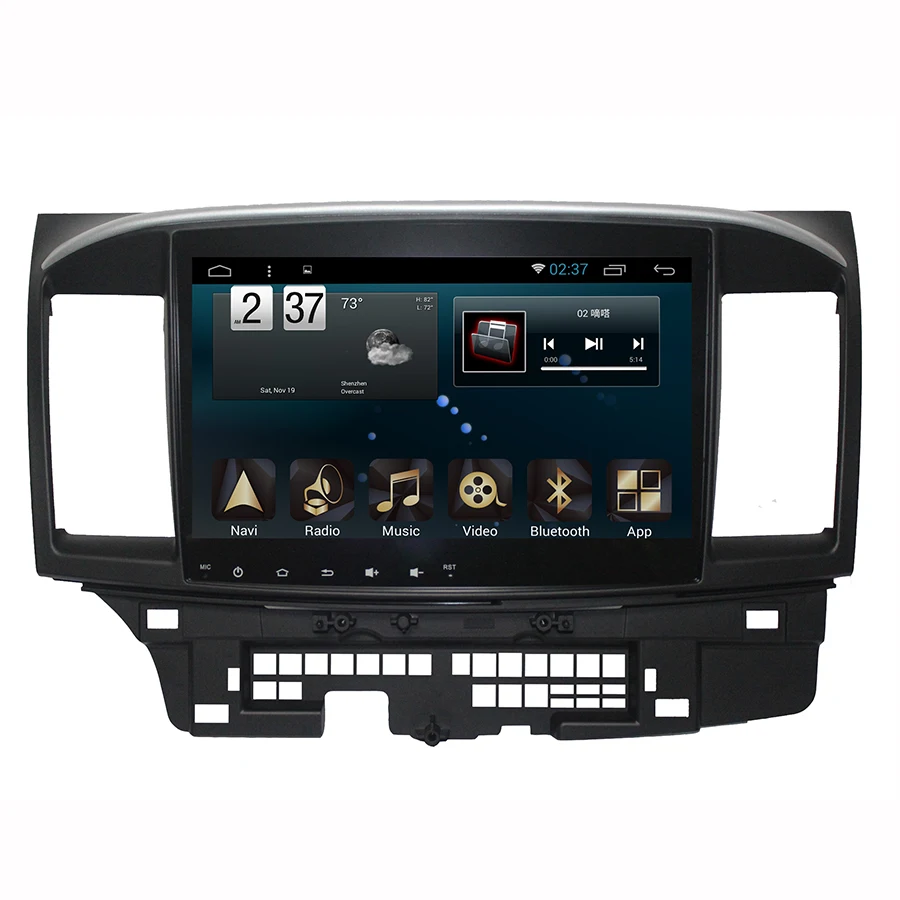 Cheap Android 7.1 Octa Core Car Radio For Mitsubishi Lancer EX 2010-2016 Car head Unit GPS Navigation Car Stereo Multimedia 1