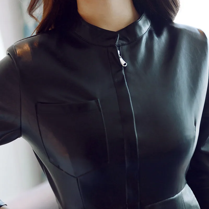 Черное платье TEAEGG женское Pull Femme Hiver 2020 осенние платья для женщин одежда с длинным