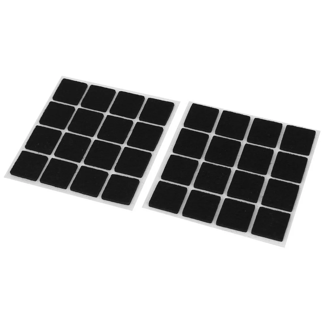 

YHYS Durable Self Adhesive Floor Protectors Furniture Felt Square Pads 32pcs