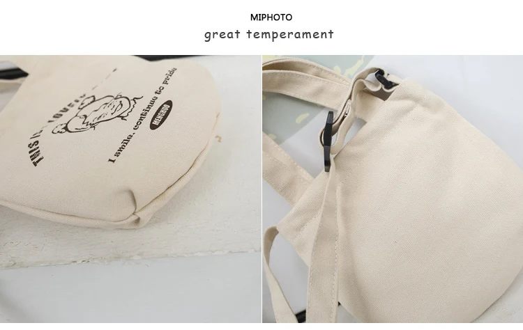 Menghuo 2018 New Canvas Casual Korean Shoulder Tote Bag Mini Single Messenger Crossbody Bags Women Bucket Female Bag Cute girls00_36
