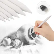 3 шт., палочка для смешивания пятен, пень, тортиллон, эскиз, искусство, белая ручка для рисования, инструмент, рисовая бумага для создания теней, темных зон