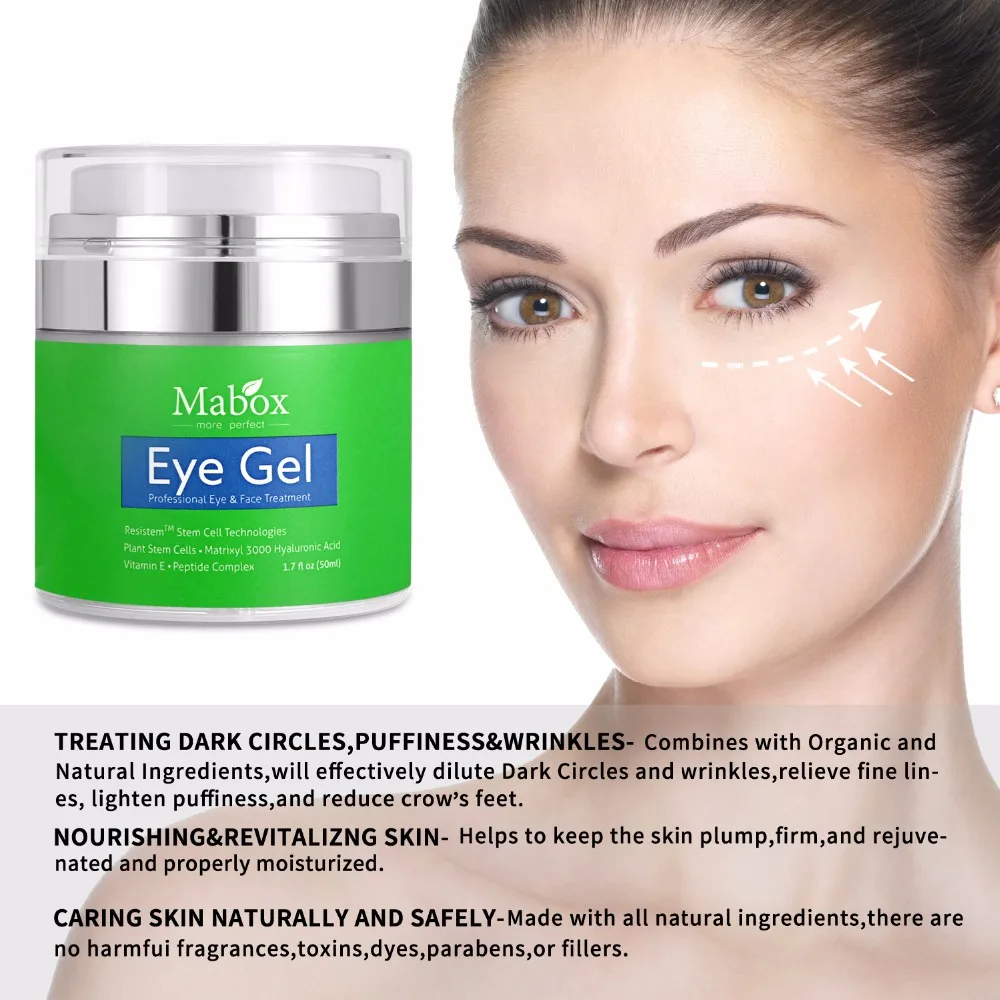 Eye Cream Rosehip Hibiscus for Appearance of Fine Lines, Wrinkles, Dark Circles, and Bags