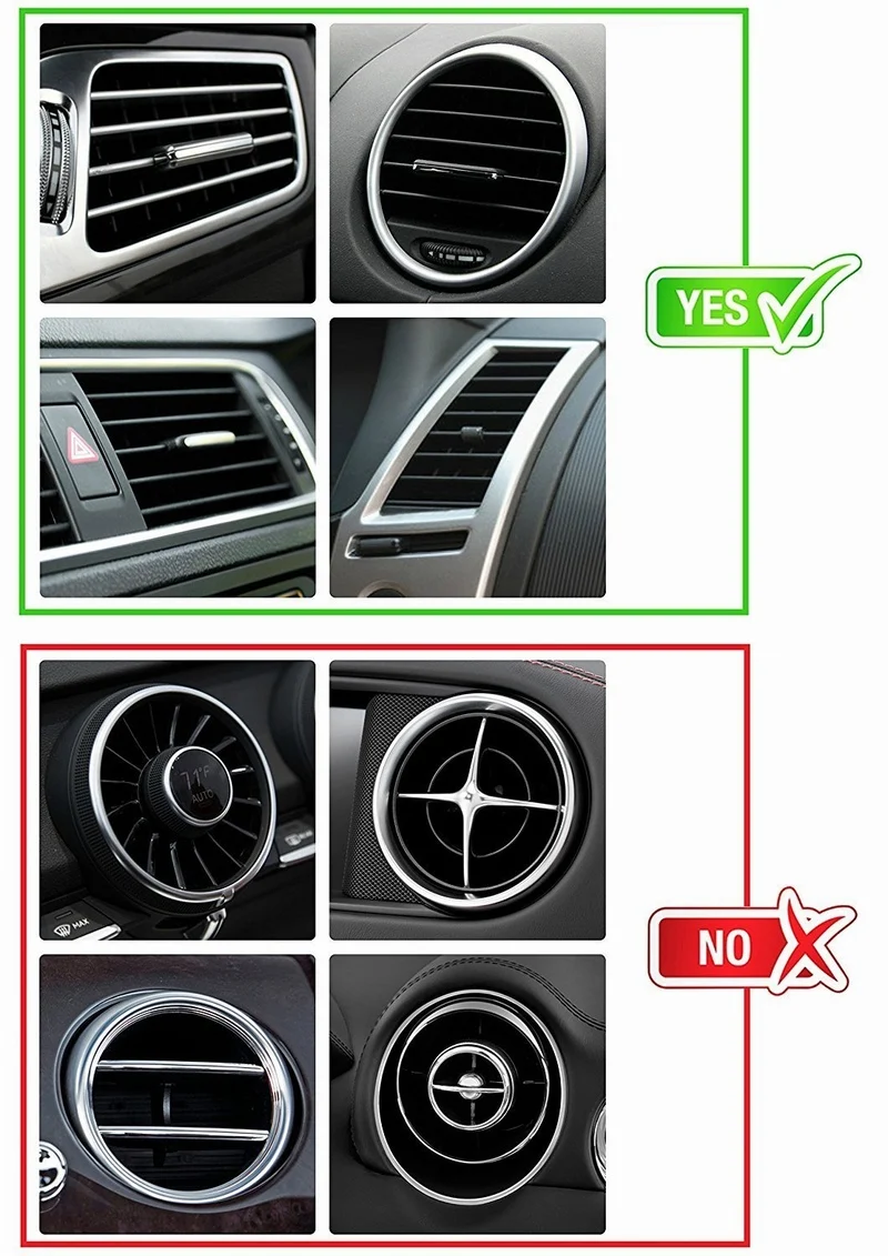 Portefeuille Car Cell Phone Mount Holder For Air Vents 360 degree Rotation Smartphones Stand For iPhone X 8 Plus 7 Galaxy S7 S8 (3)