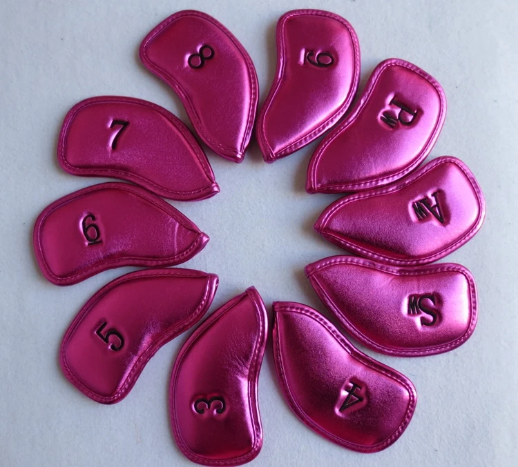 10pcs per set golf Iron sets female candy color golf iron club head cover