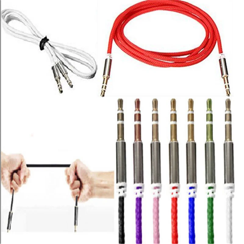 Aux Cable Male to Male Audio Cable 1M Car Audio 3 5mm Jack Plug Male To Male AUX Cable For Headphone MP3 Aux Cable Male to Male Audio Cable 1M Car Audio 3 5mm Jack Plug Male To Male AUX Cable For Headphone MP3