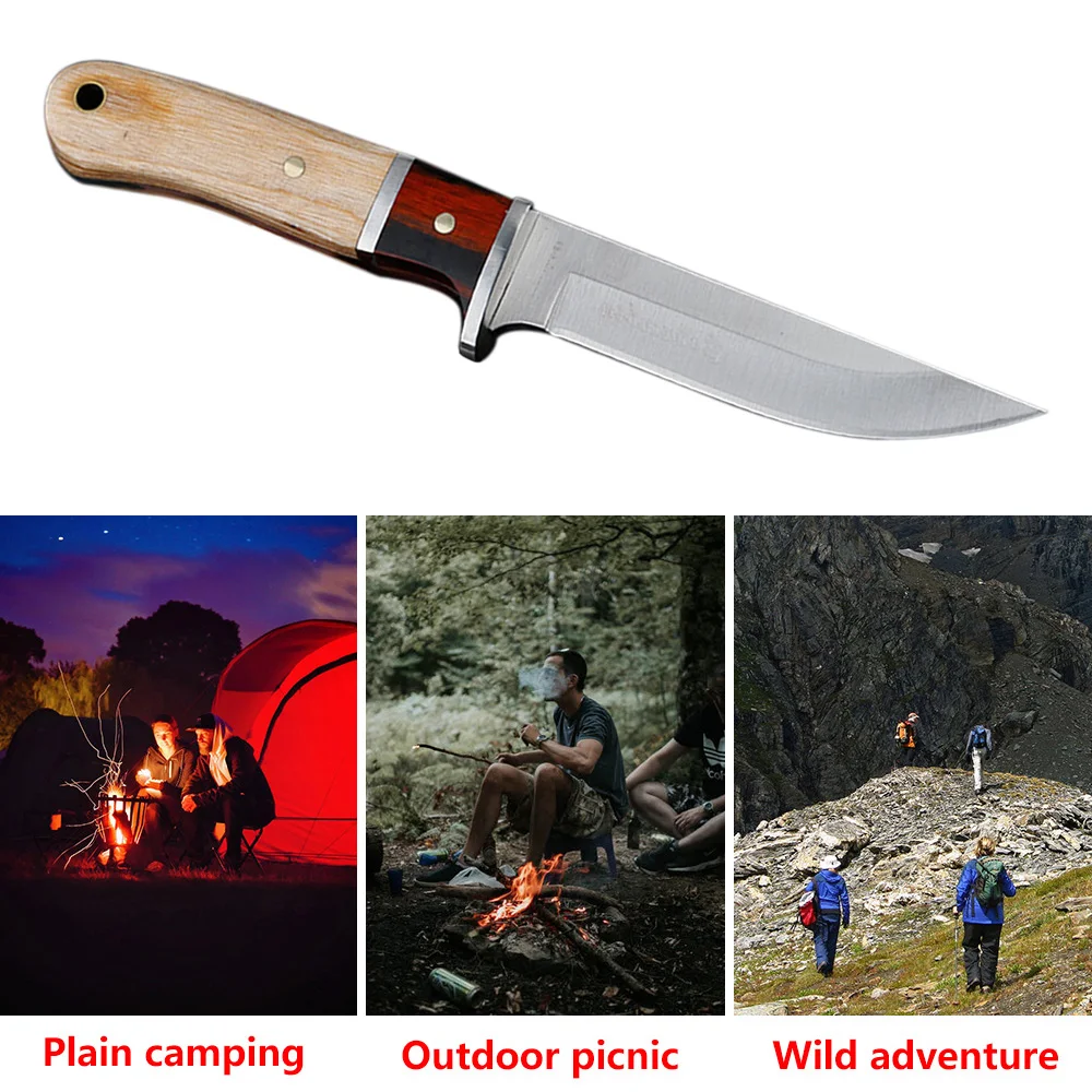 Us 8 43 19 Off Super Pdr Knife Couteau Cyhwd87 Outdoor Fixed Blade Knife Stainless Steel Fixed Knife Damascus Camping Knives Kitchen Hand Tools In