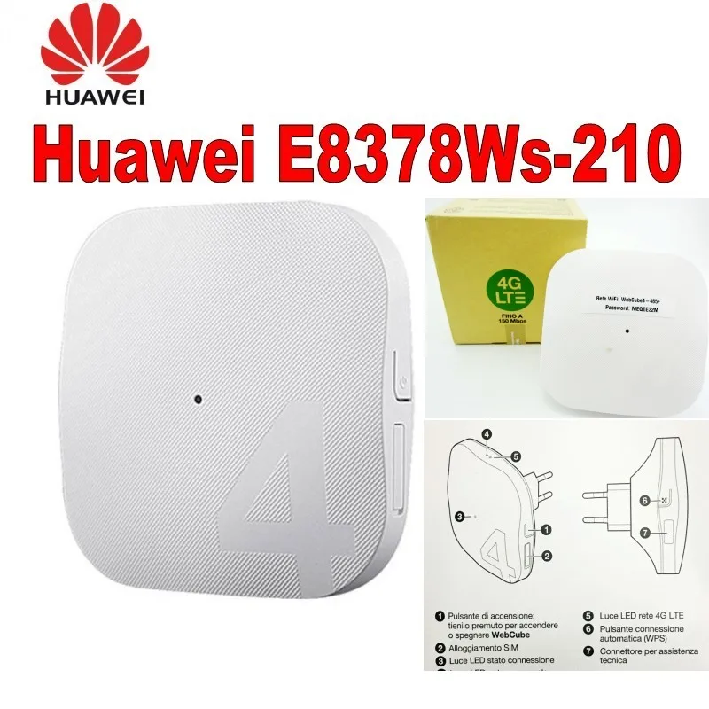 Beste Koop Unlocked cube4 Huawei E8378 E8378Ws 210 4g Wifi Router