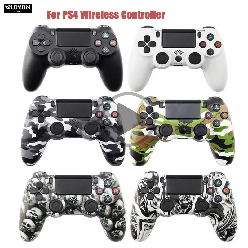 

WUIYBN PS4 Controller Bluetooth Wireless Gamepad Joystick for For Playstation 4 Dualshock 4 Game Machine Console