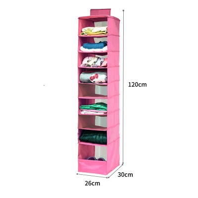 Washable Color Organizer Collection Hanging Accessory Shelves, 9-Shelf Shoes Organizer, Hanging Closet Organizer Storage Bag (13)