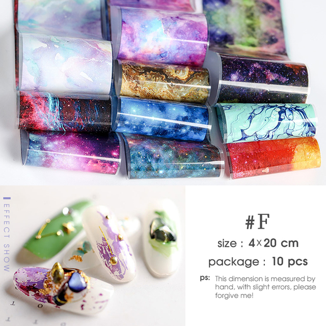 pieces Set Nail Leaf Stickers Varnish Mix Rose Flower Transfer Foil Nails Decal Cursors For Nail Art Decoration Manicure Desi