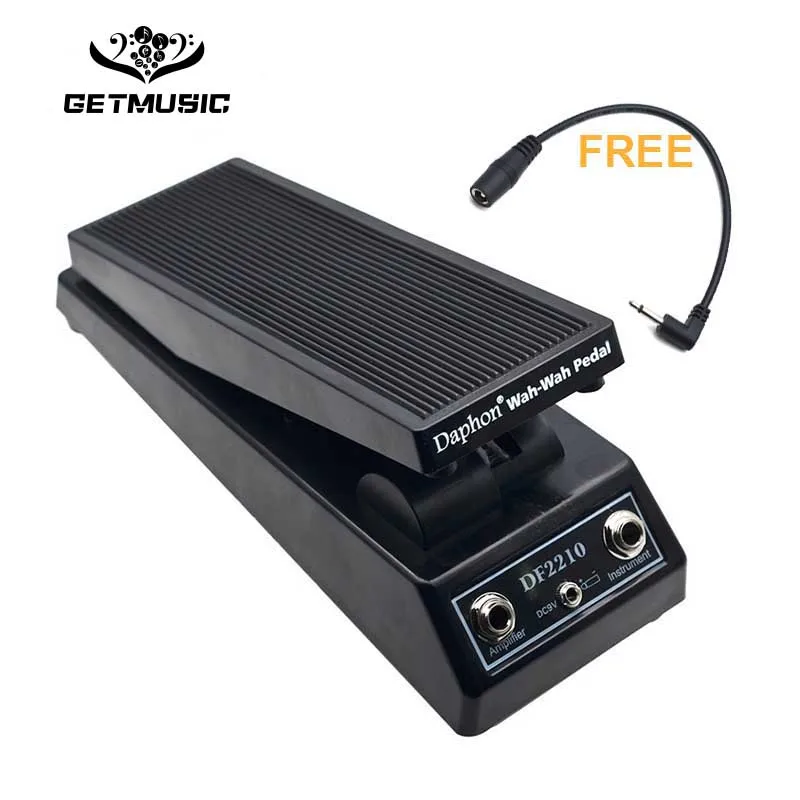 

NEW Daphon DF2210 Guitar Wah Wah Pedal For Electric Guitar Players DJ Free Pedal Power Converter Plug(5.5 to 3.5) Free shipping