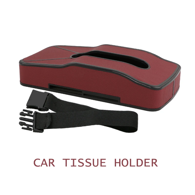 

E-FOUR Better-love Luxury PU Leather Rectangular Tissue Box Holder Cover Case Tray Pumping for Home Office Car Automotive Items