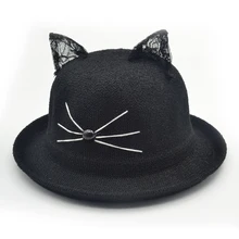 Хлопок с принтом кота Панама для рыбака шляпа Открытый Дорожная шляпа солнца Кепки для мужчин и женщин шляпы Харадзюку