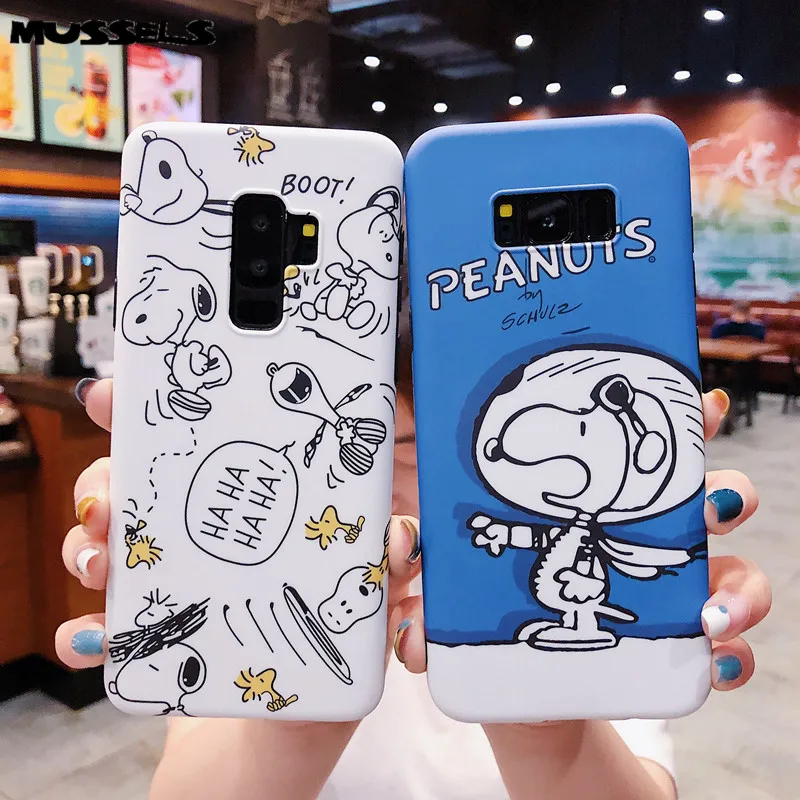 

MUSSELS Fundas Cases For Samsung Galaxy Note 8 9 Case Soft Silicone Cartoon Phone Cover For Samsung S8 S9 10 Plus Case Coque