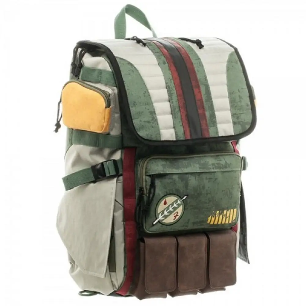 baratas Star Wars Boba Fett Laptop Mochila de Pano de Oxford homens mochila grande capacidade de saco de viagem fashion Bag Duplo Ombro saco de livro