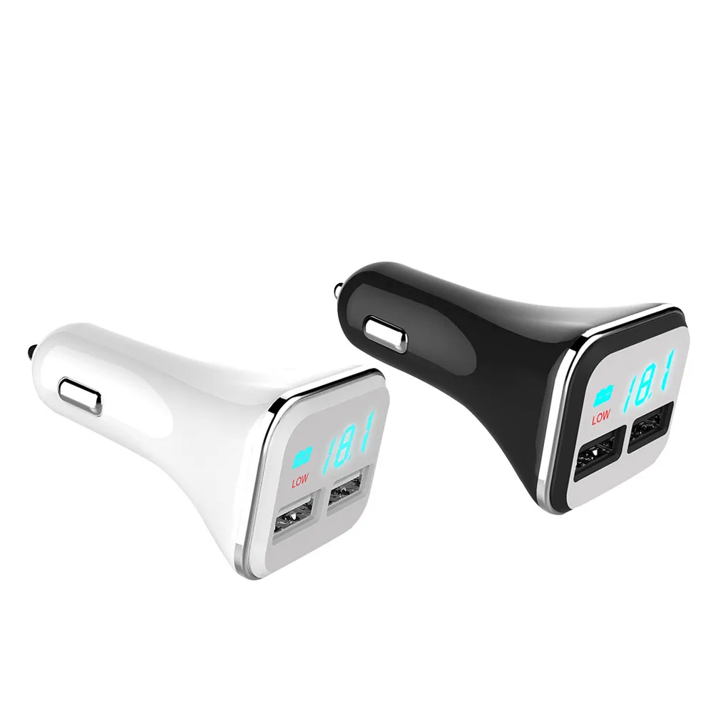 

Car Universal Dual USB port fast charging charger adapter 52V 4.8A digital display screen