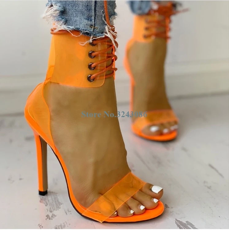 orange jelly heels