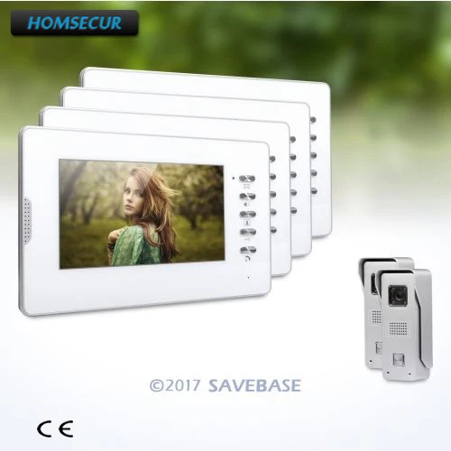 

HOMSECUR 7inch Wired Video Door Intercom System with IR Night Vision for Home Security