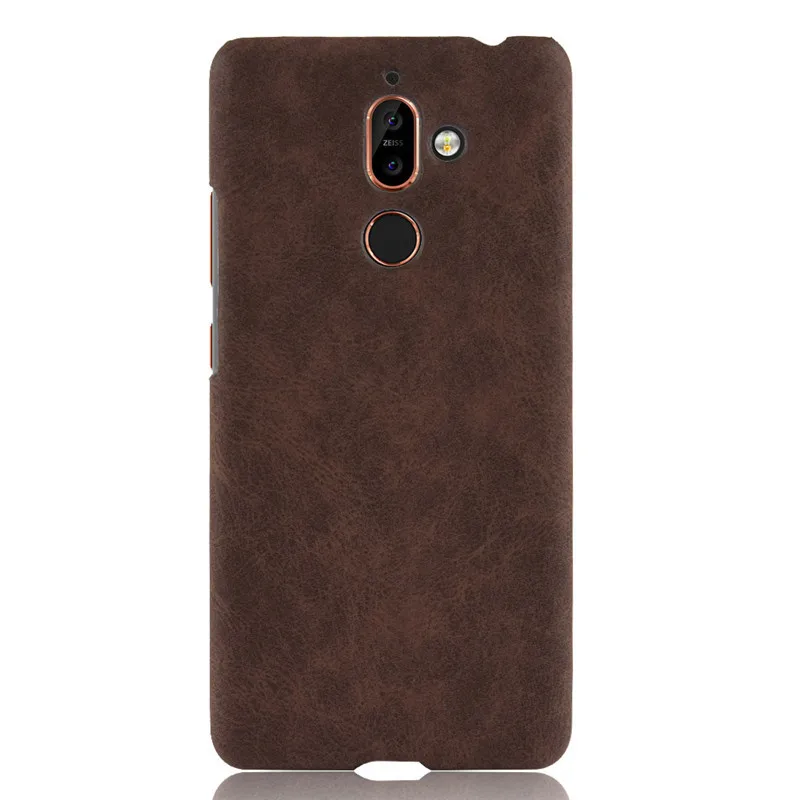 For Nokia 7 plus Case Nokia 7 plus Case PU Leather Hard Plastic Back Cover Phone Case For Nokia7 plus TA-1046 TA-1055 TA-1051 (29)