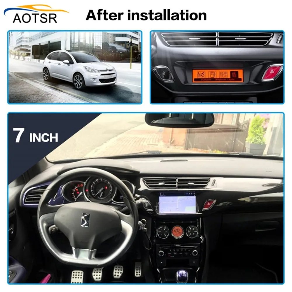 

In stock Android 9.0 Car DVD multimedia Player head unit For Citroen C3 DS3 2010-2016 Car Radio stereo GPS navigation 32GB BT