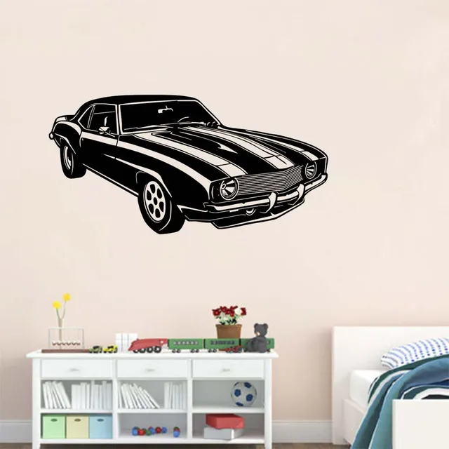 Buy Retro Car Wall Stickers Traffic Style Decal Wall
