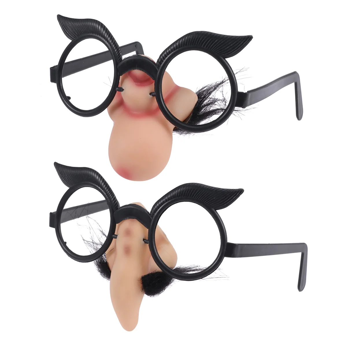 funny glasses with mustache